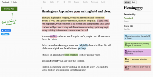 Improve your writing with Hemingway Editor