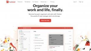 Organize your writing work with Todolist