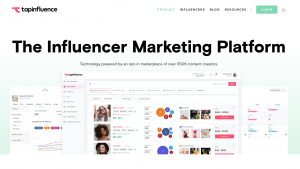 Find influencers on TapInfluence