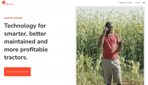 Hello Tractor provides a platform that connects farmers with tractor owners
