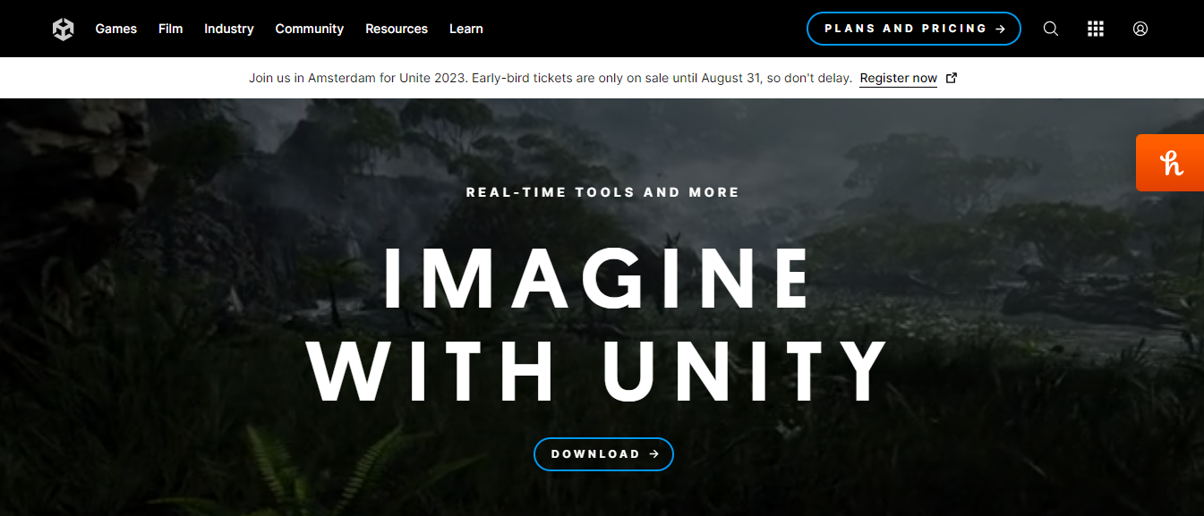 Unity Software Home Page