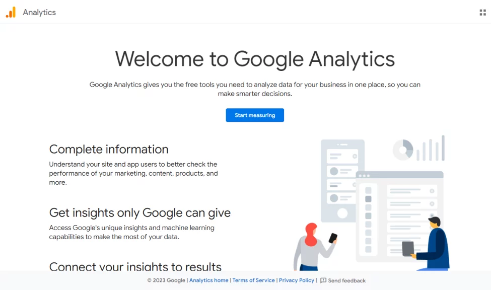 Google Analytics - Free SEO Tools - Home Page