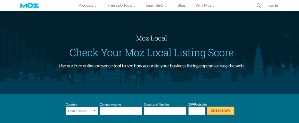 Moz Local Free SEO Tools