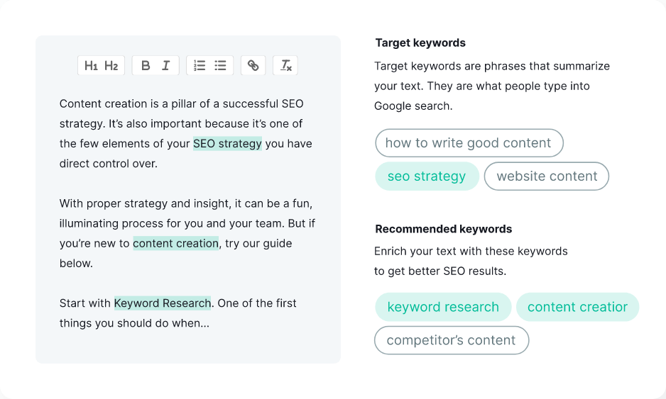 SEMRush SWA Real-time Writing Assistance Feature