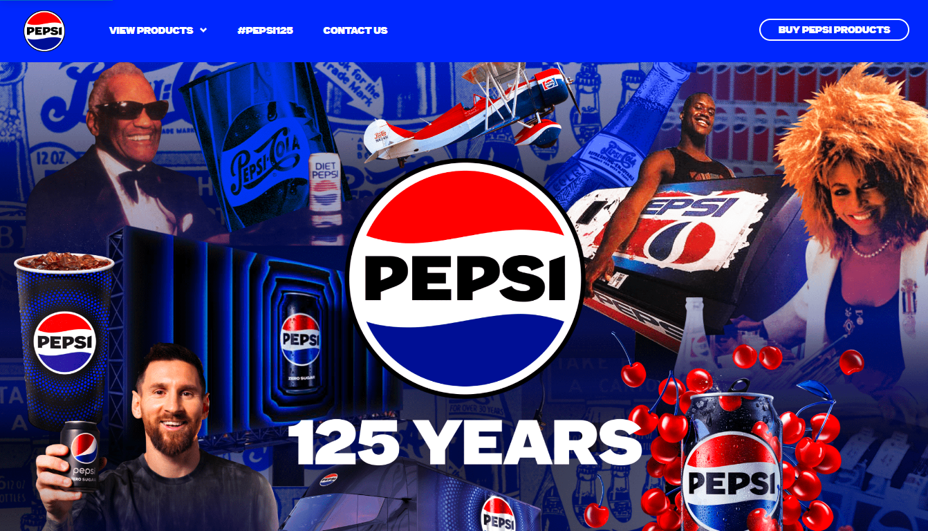 Pepsi Current Content Marketing Stories