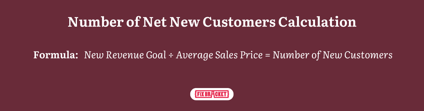 Number of Net New Customers Calculation