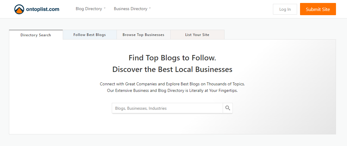 OnTopList - Blog Submission Directories In SEO