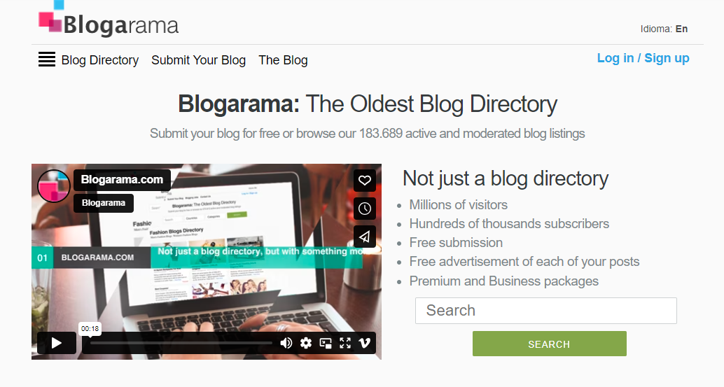 Blogarama - Home Page - Blog Submission Directories in SEO