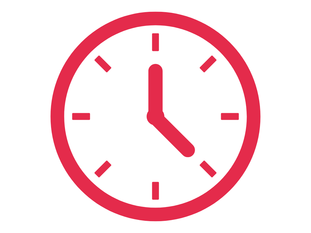 Timeline Clock Graphic